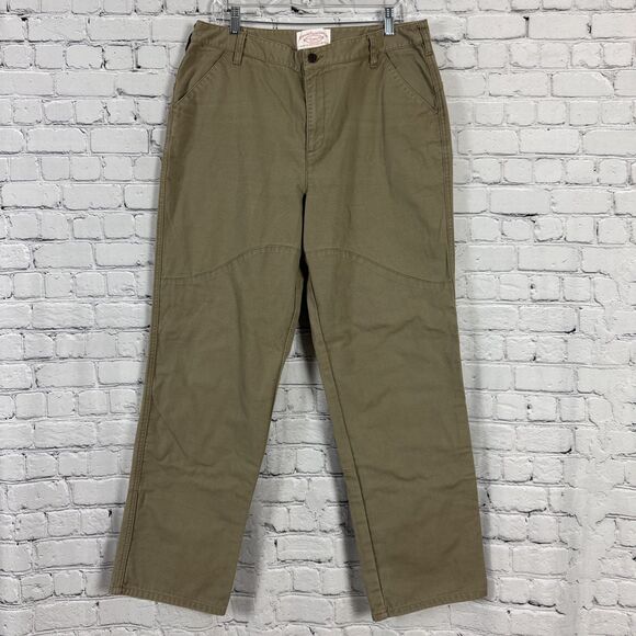 Filson Pants - Vintage Genuine Filson Field Work Canvas Pants Women's 16 Olive Cotton Outdoors